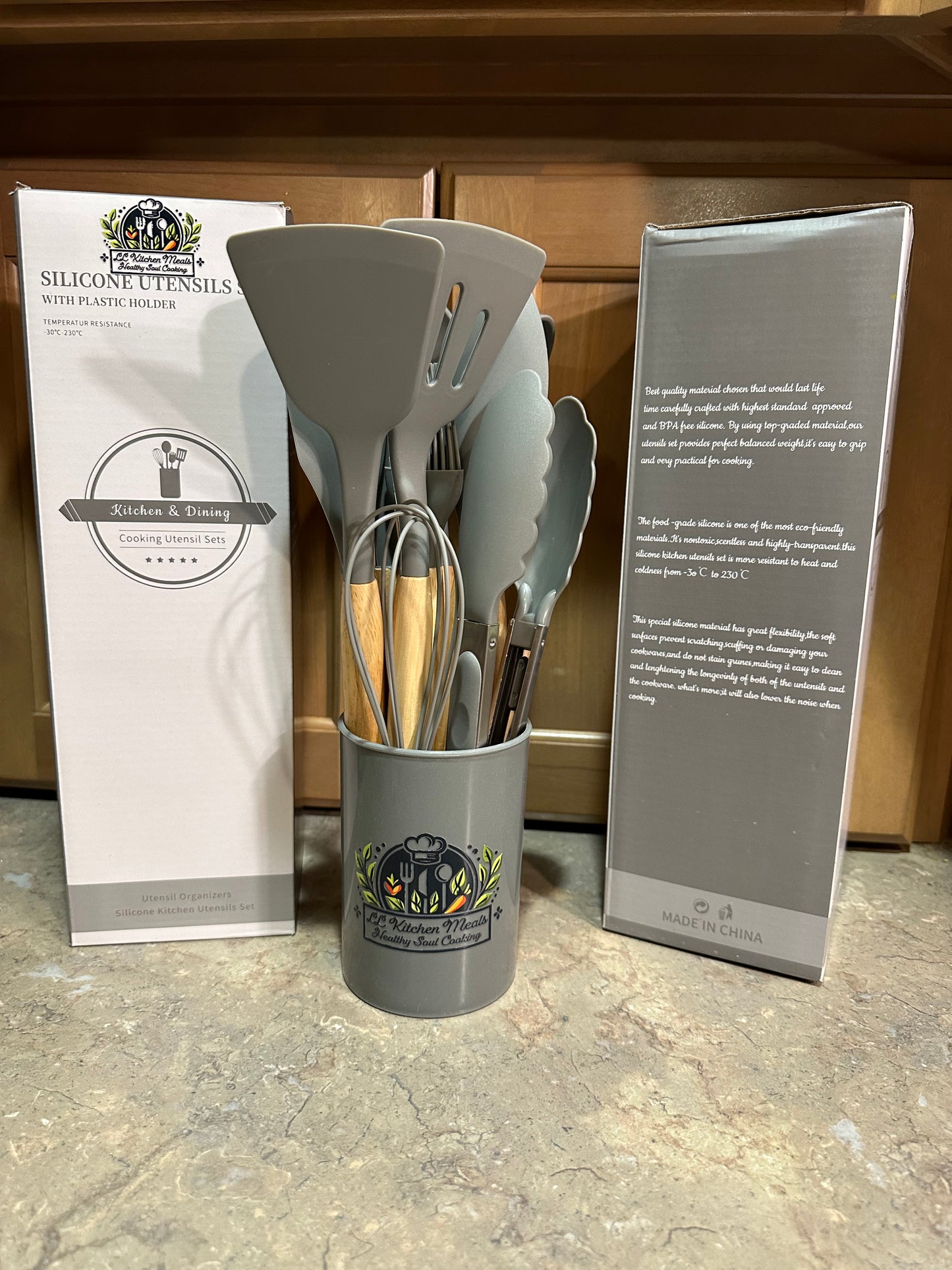 12 Piece Silicone Utensil Set