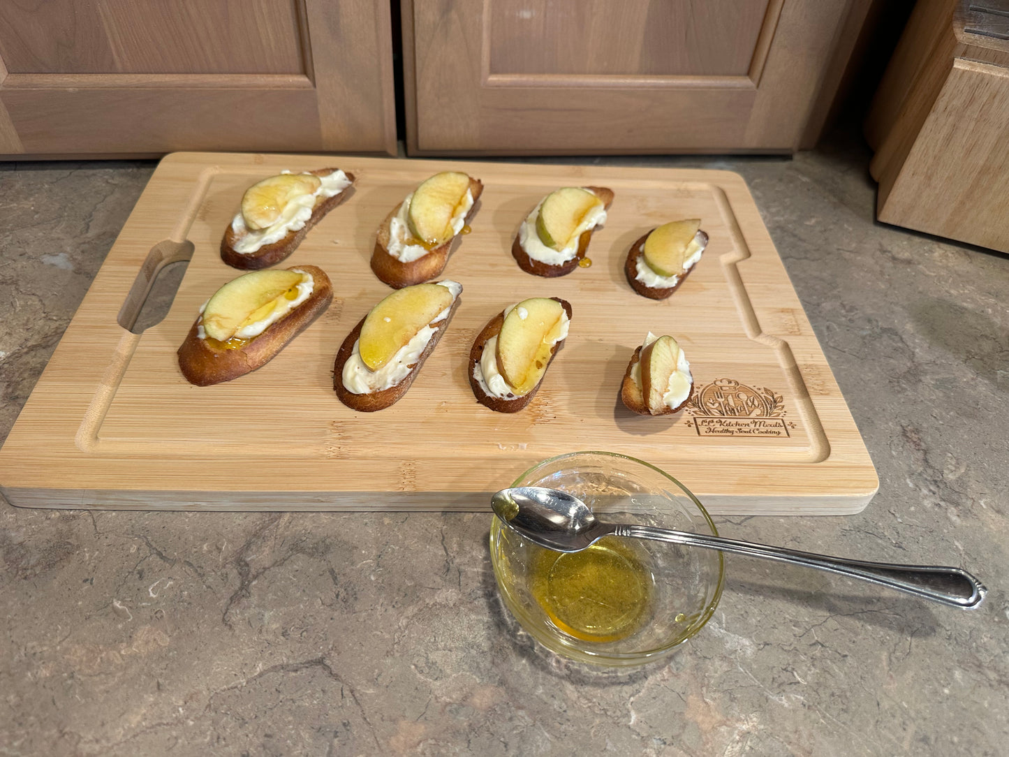 Bamboo Bliss Cutting Board with Utensils