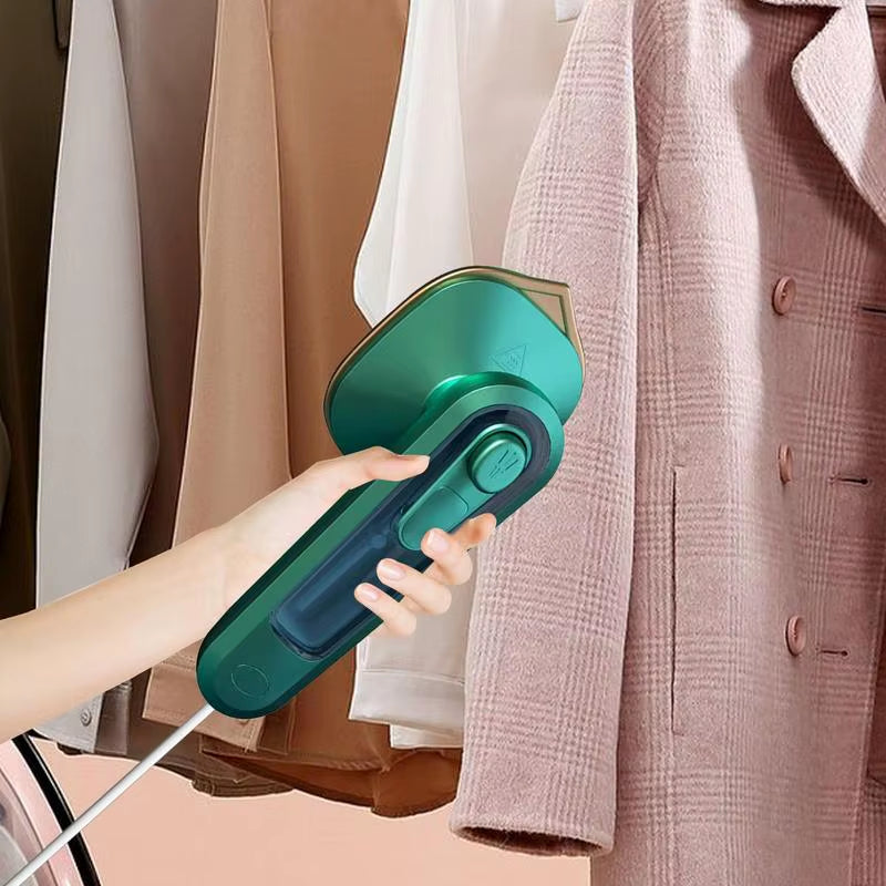 Steam Compact Iron Portable Handheld Travel Steamer Fast Heat-Up Powerful Steam Output Handheld Clothing Steamer for Garment