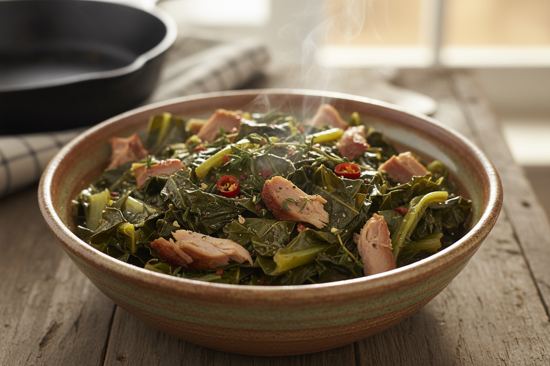 Healthy Soul Food: Salt-Free Collard Greens Recipe