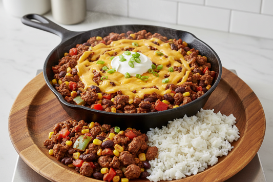 Spicy Soul Food Skillet with LL Fiery Soul Seasoning