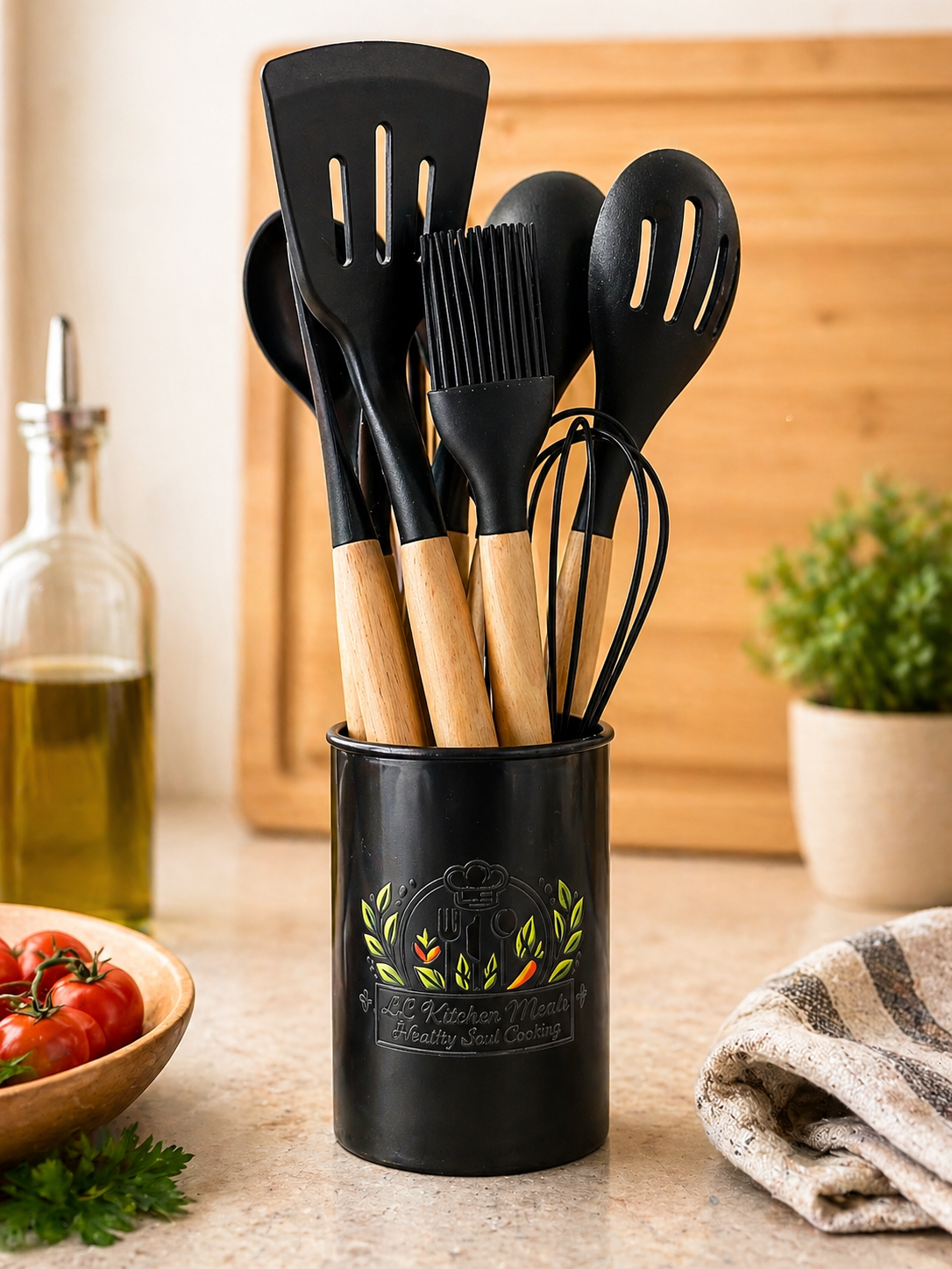 12 Piece Silicone Utensil Set