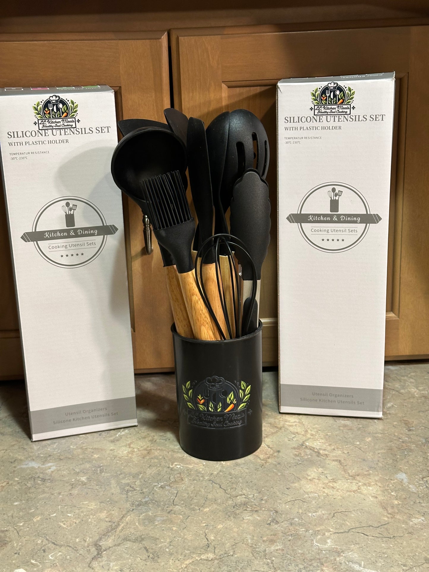 12 Piece Silicone Utensil Set