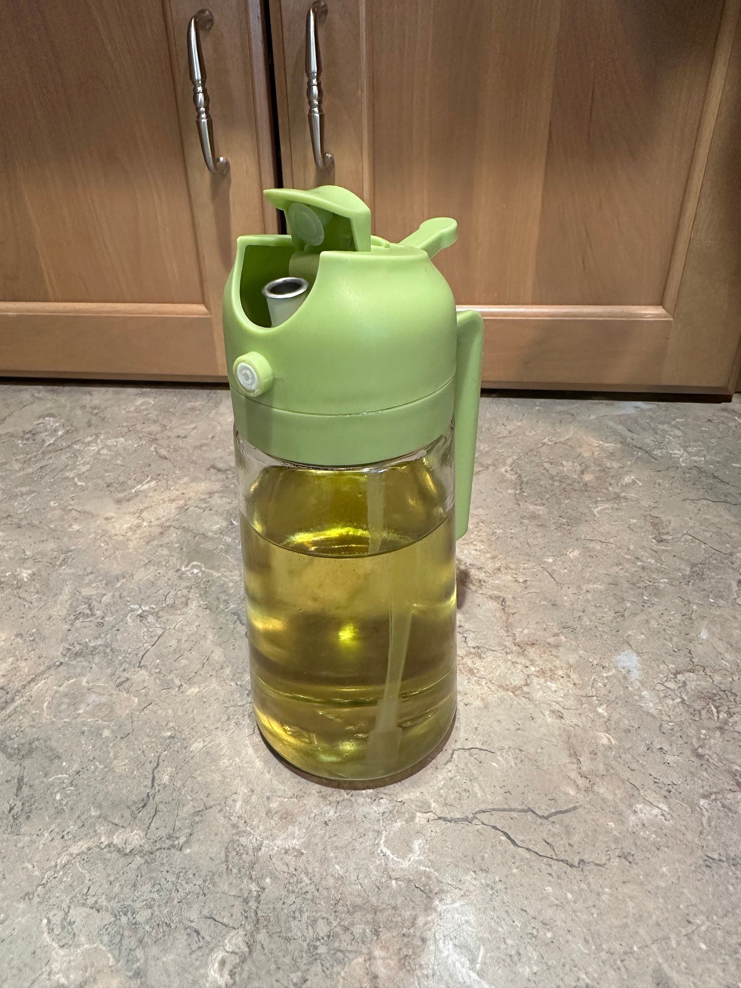 Oil Sprayable and Pourer Bottle