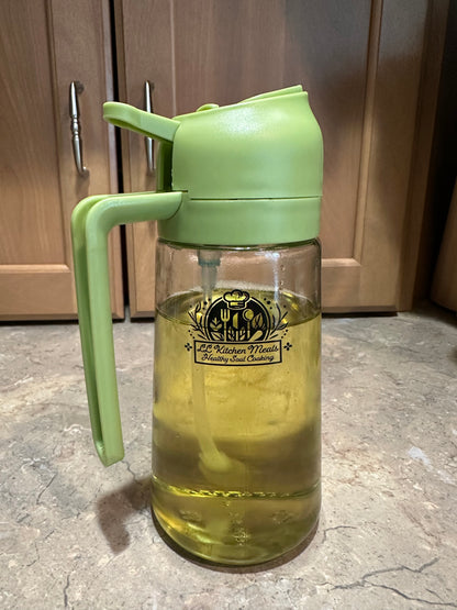 Oil Sprayable and Pourer Bottle