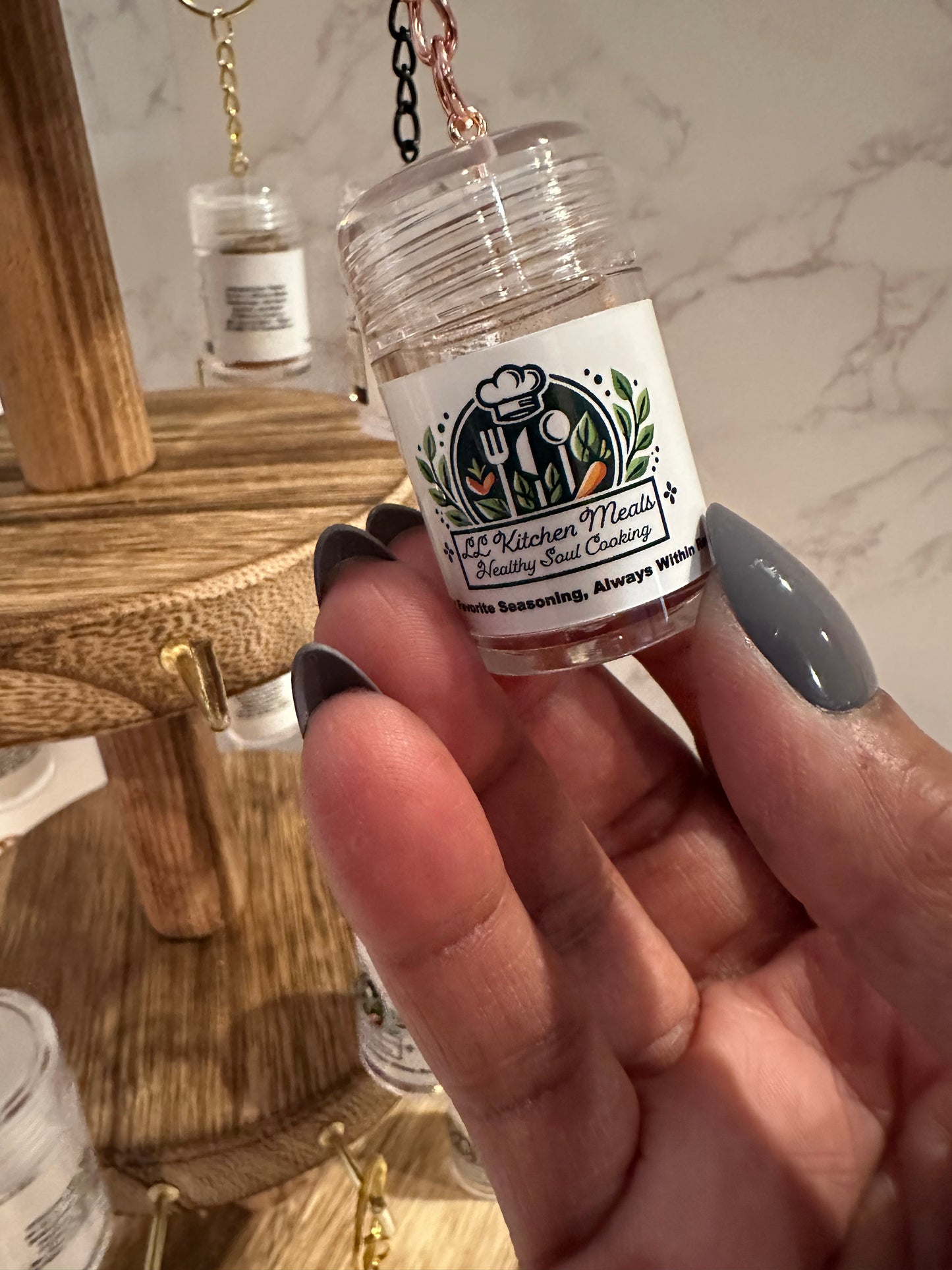 LL Mini Spice Keychain-Your Flavor on the Go!