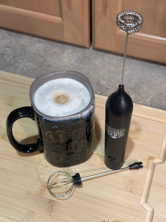 LL Kitchen Meals™ Electric Milk Frother with Bonus Egg Whisk