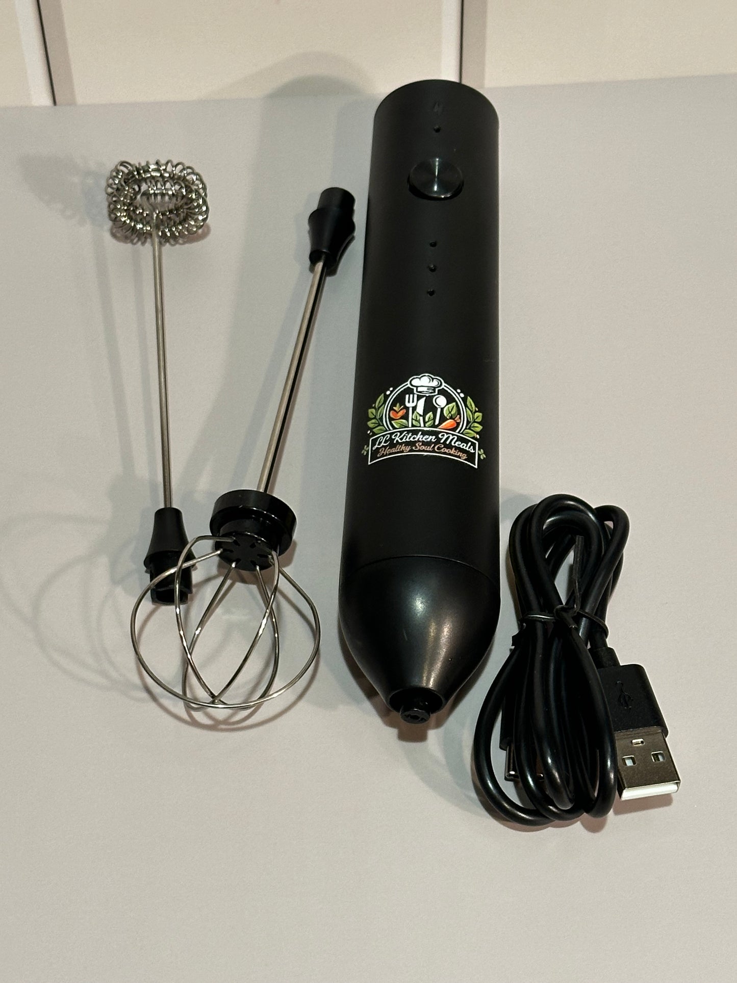 LL Kitchen Meals™ Electric Milk Frother with Bonus Egg Whisk