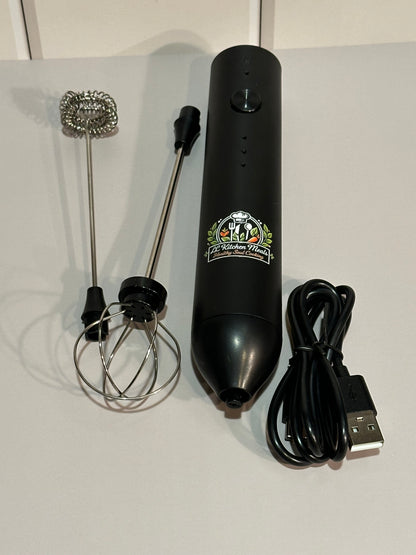 LL Kitchen Meals™ Electric Milk Frother with Bonus Egg Whisk