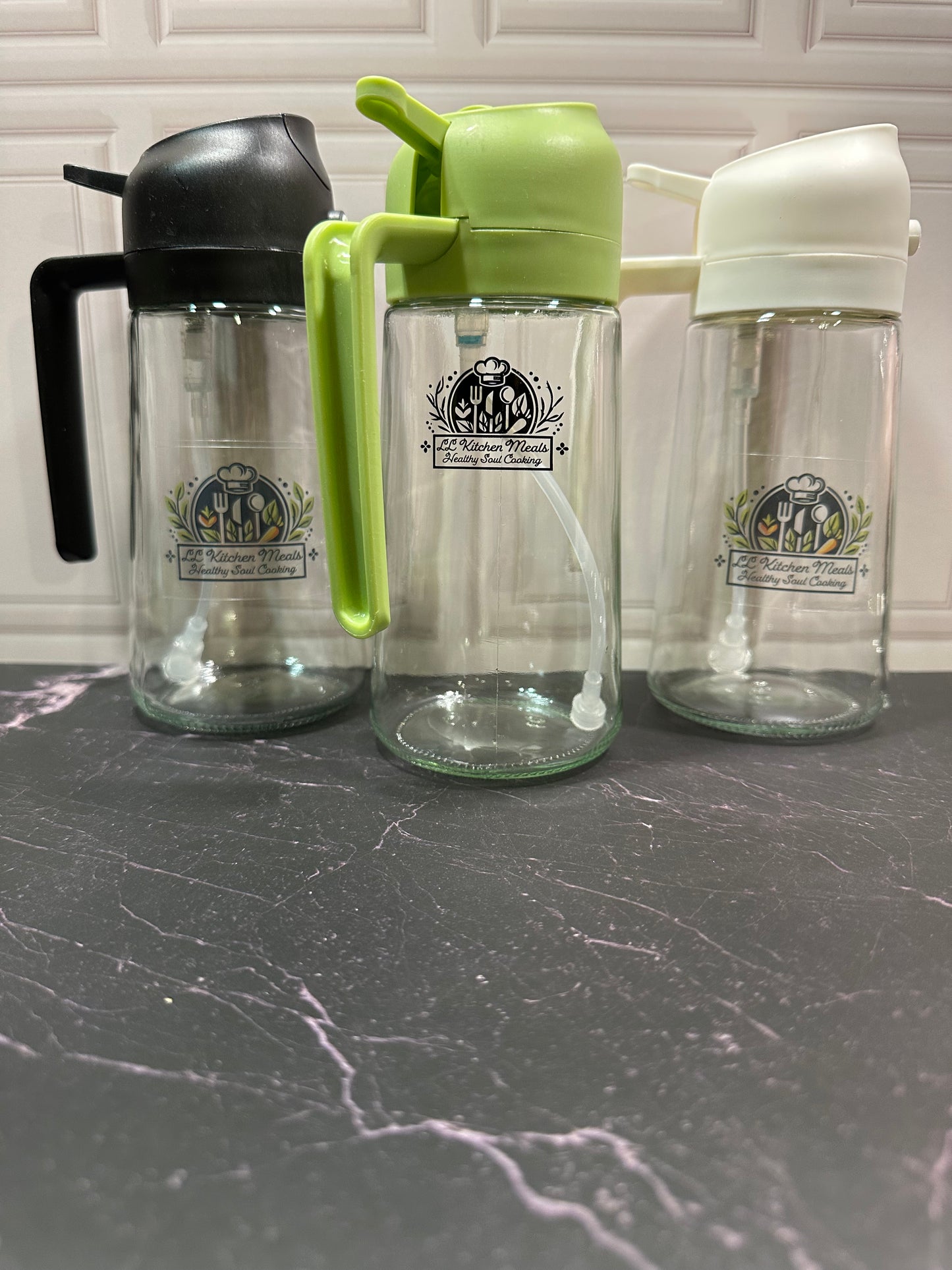 Oil Sprayable and Pourer Bottle