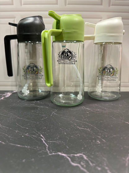 Oil Sprayable and Pourer Bottle