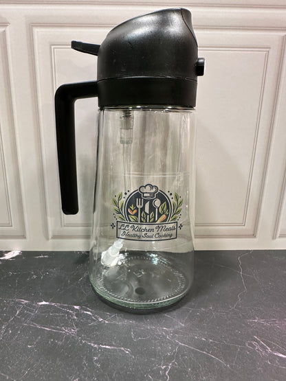 Oil Sprayable and Pourer Bottle