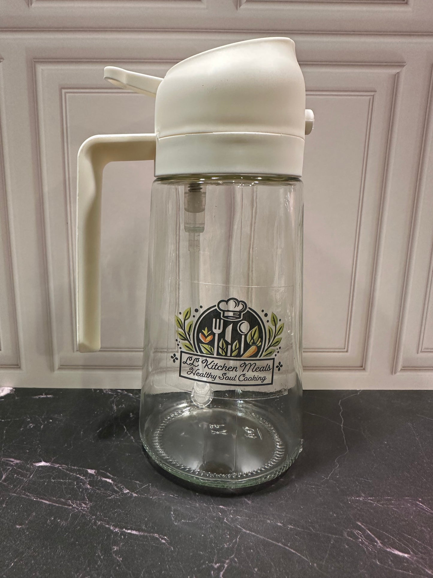 Oil Sprayable and Pourer Bottle