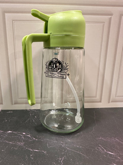 Oil Sprayable and Pourer Bottle