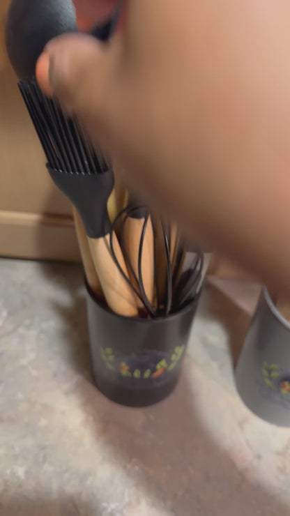 12 Piece Silicone Utensil Set