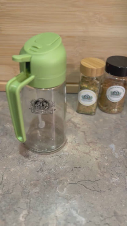 Oil Sprayable and Pourer Bottle