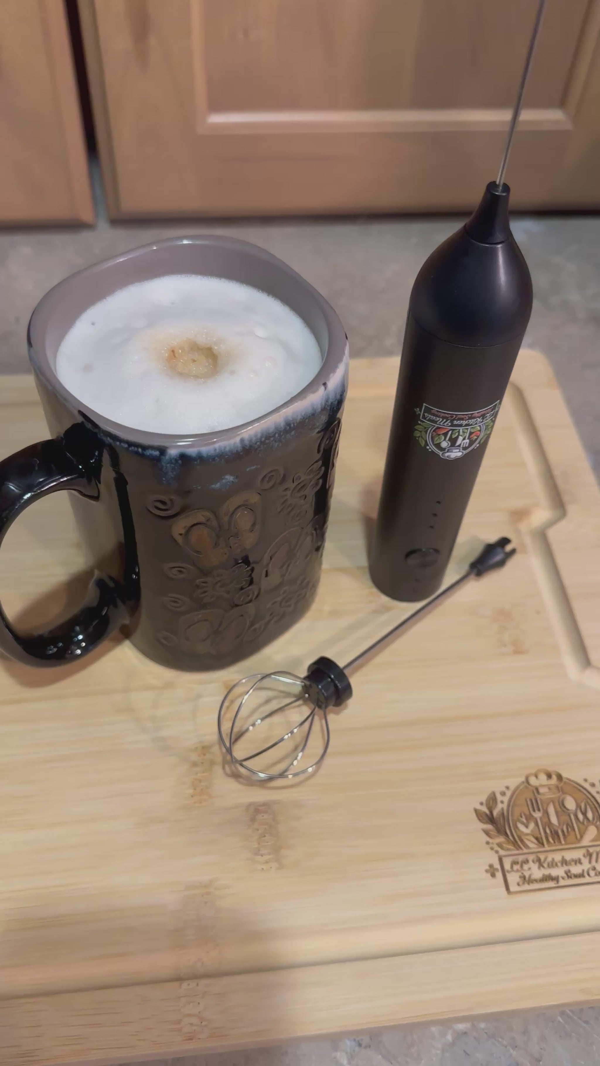 Milk Frother with bonus whisk